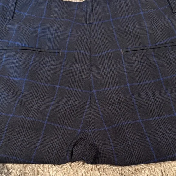 Women’s Navy Checkered Pants - Picture 4 of 4